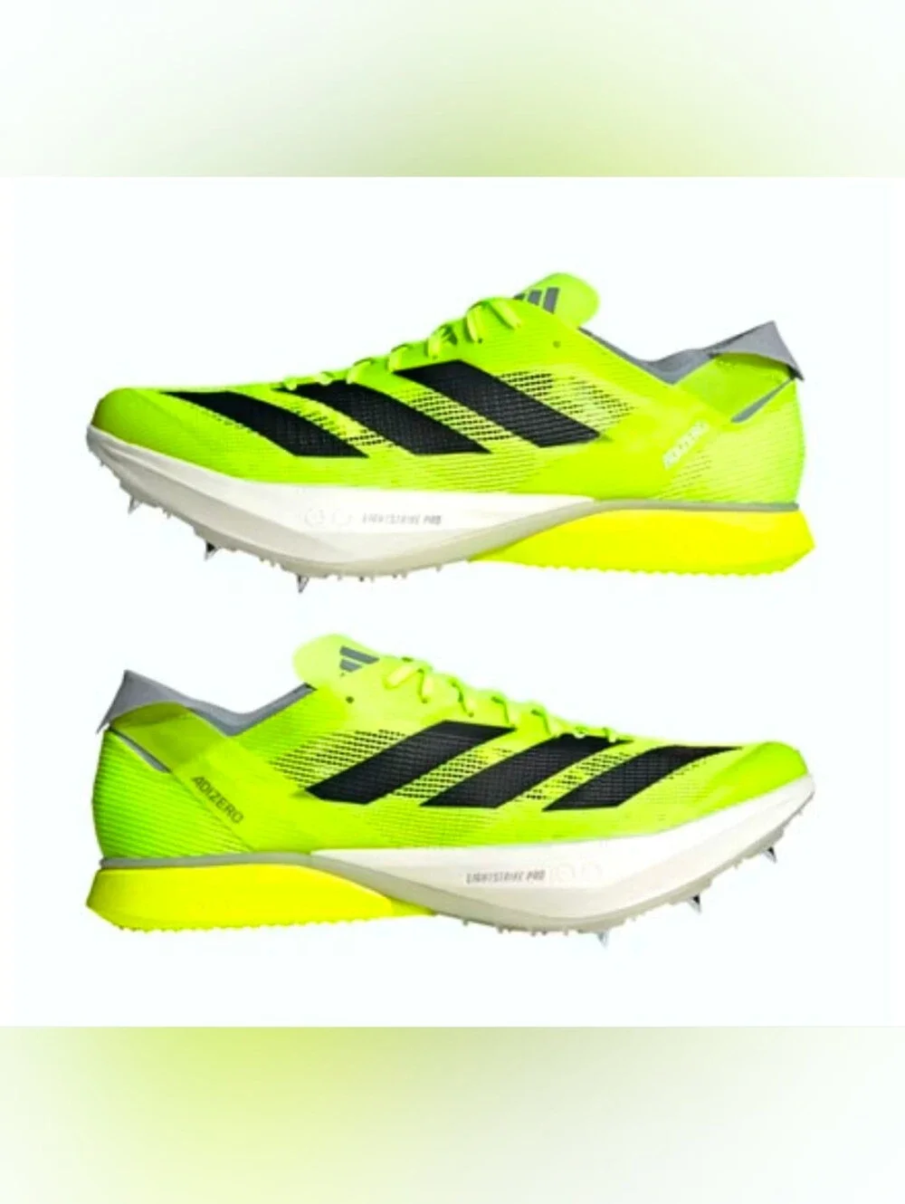 Adizero Avanti Running High-Performance Men's Track Spikes Solar Yellow US 12.5